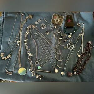 Jewelry Lot - Costume Necklaces, Rings and others.